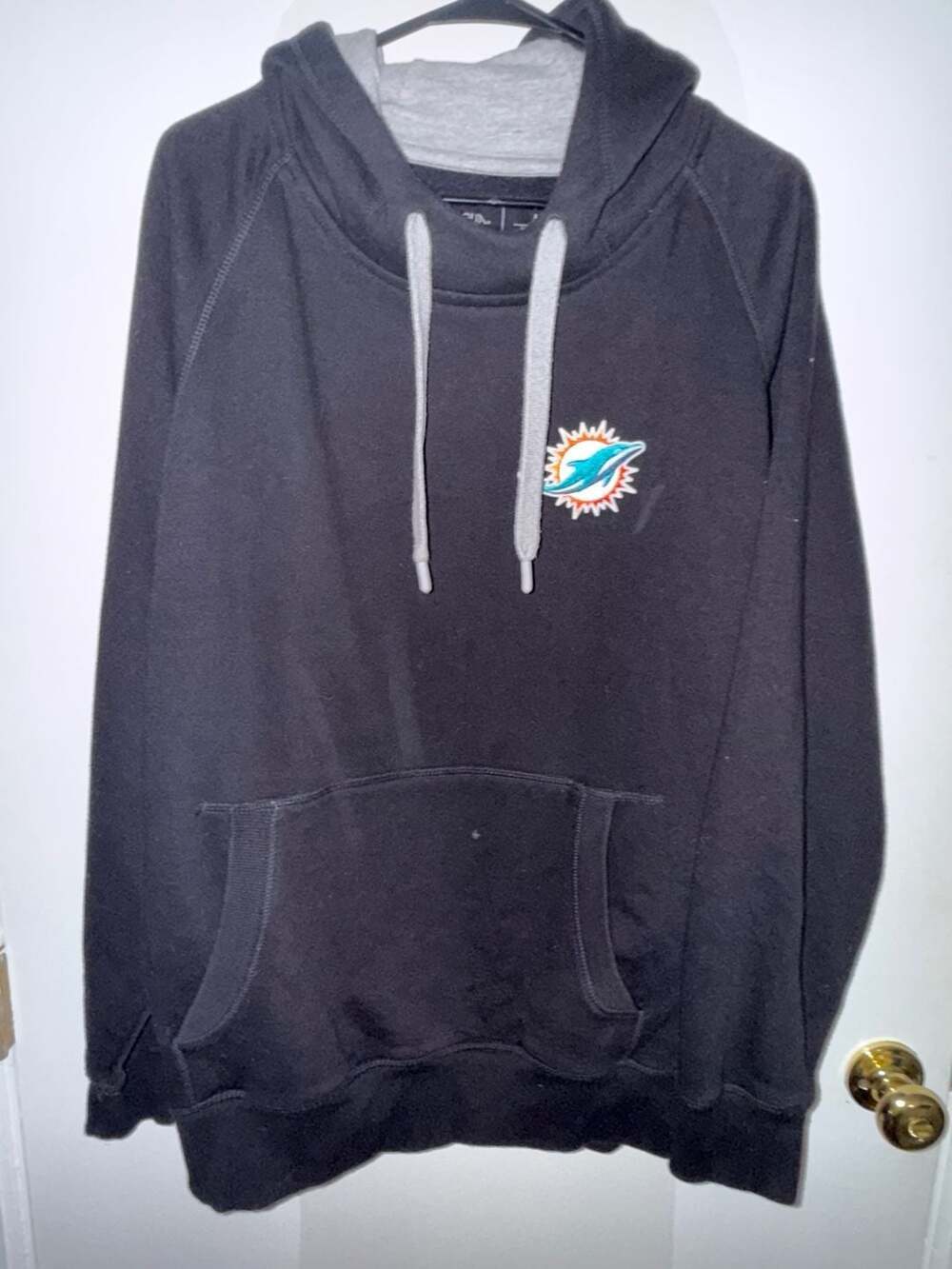 Antigua Miami Dolphins Victory Small Logo Hoodie
